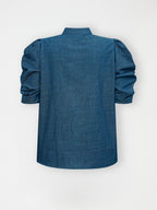 Gossia ZabinaGO Ci Blouse Bluser Denim Chambrey