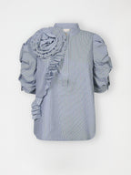 Gossia ZabinaGO Ea Blouse Bluser Dusty Blue