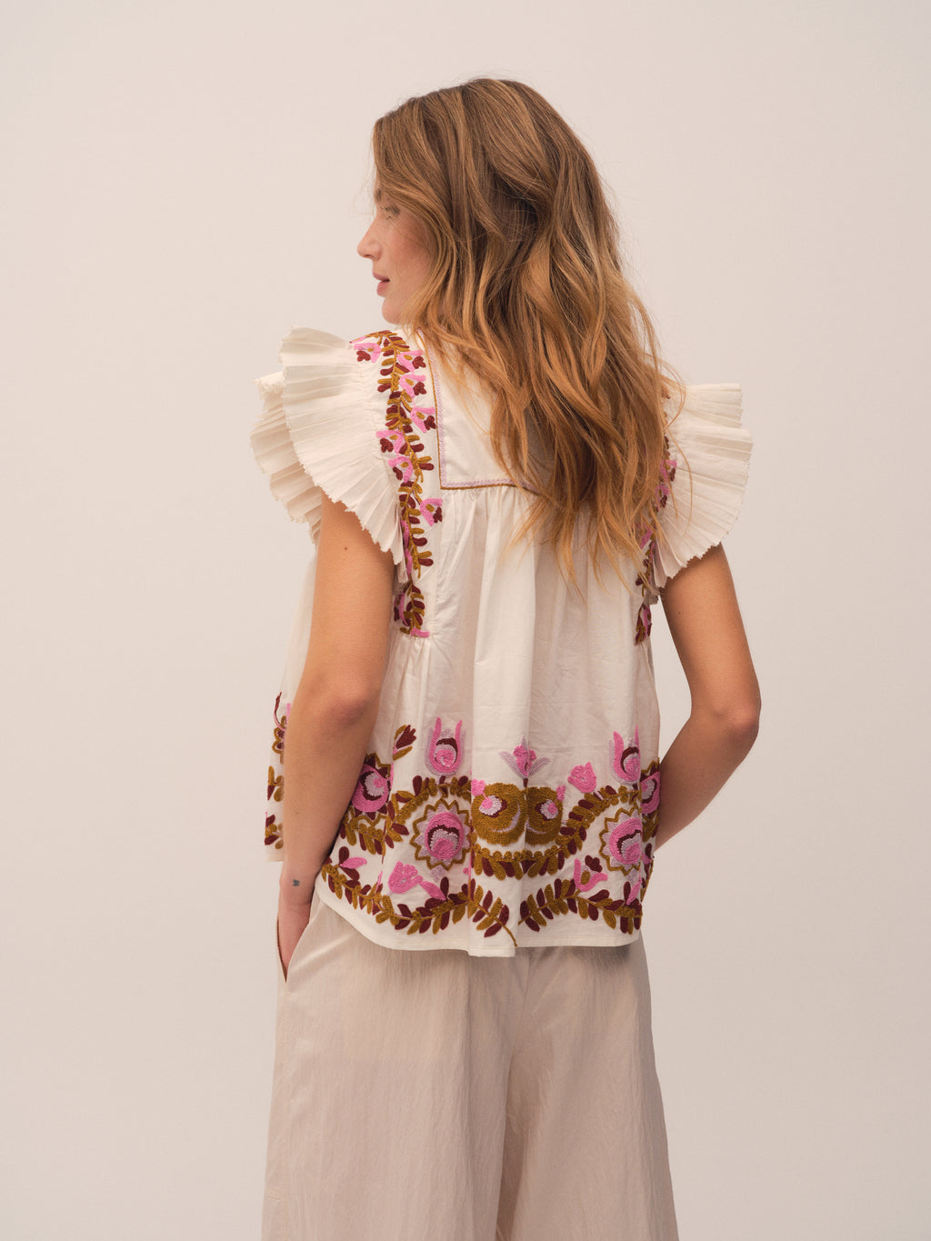 Gossia ZarinaGO Blouse Bluser Off-white