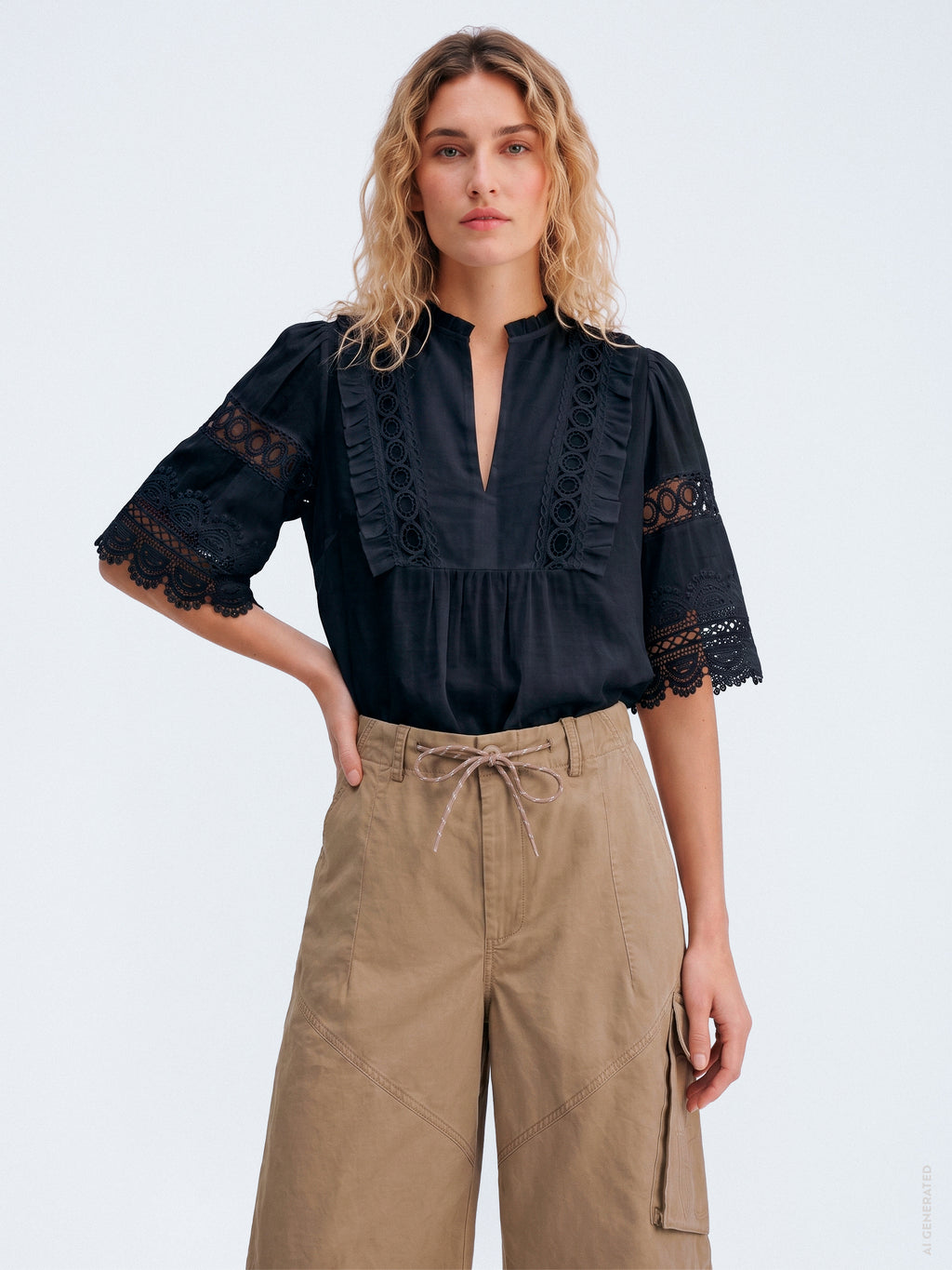 Gossia ZelineGO Blouse Bluser Black