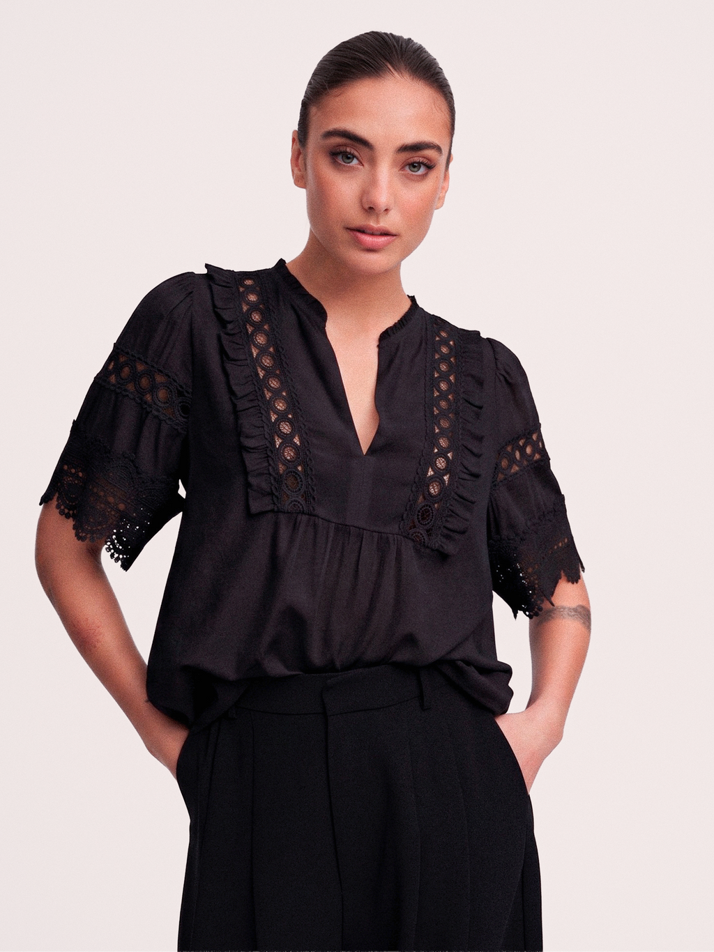 Gossia ZelineGO Blouse Bluser Black