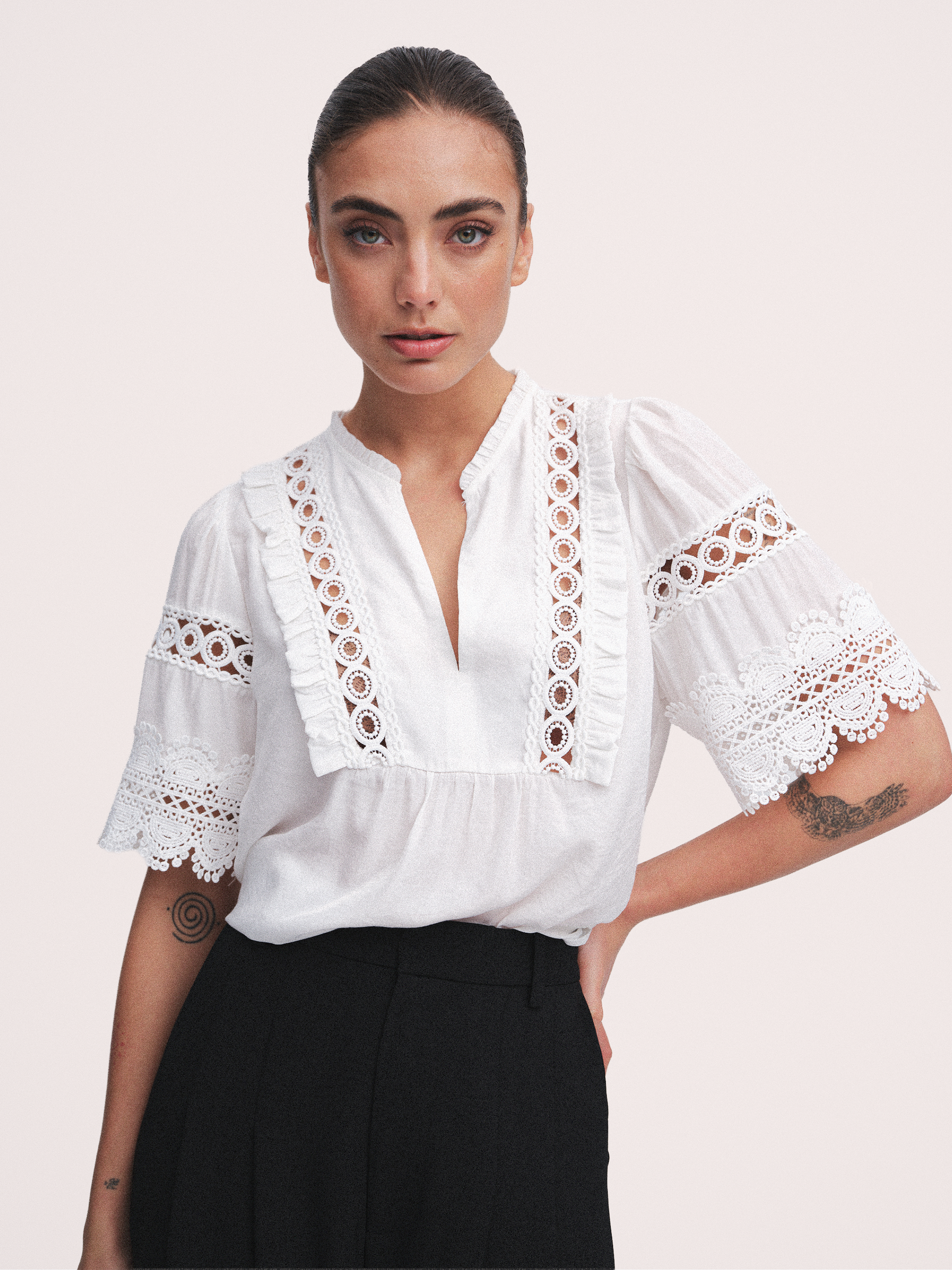 Gossia ZelineGO Blouse Bluser Off-white