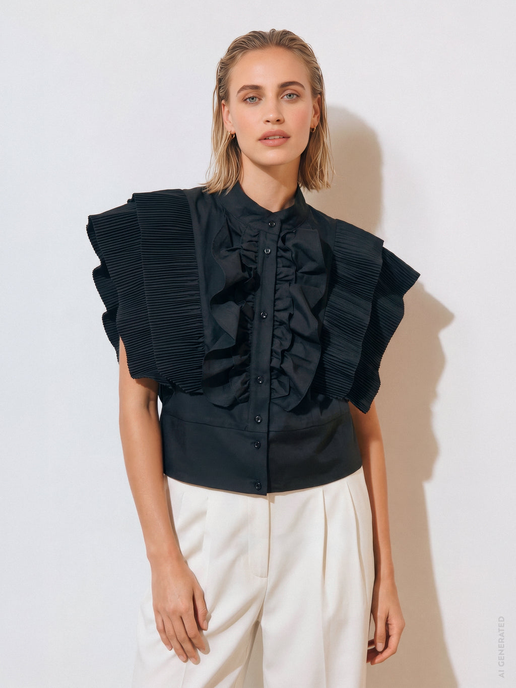 Gossia ZelnieGO Blouse Bluser Black