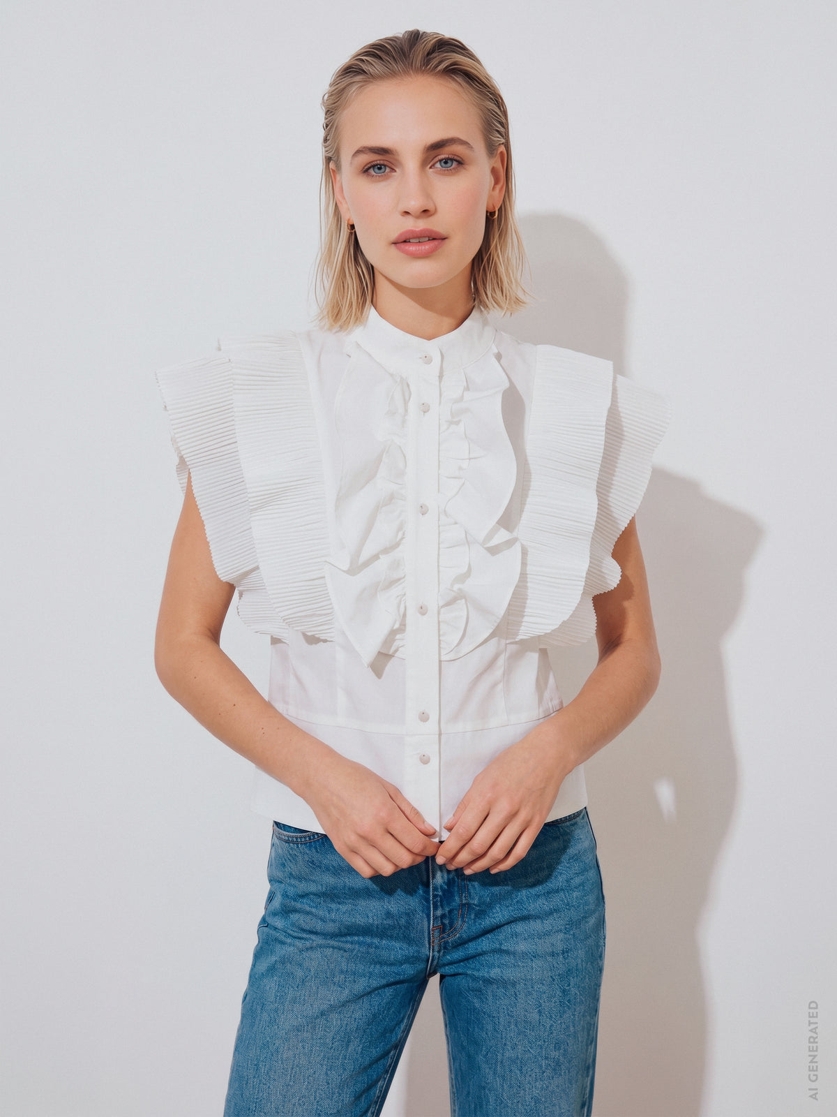 Gossia ZelnieGO Blouse Bluser Off-white