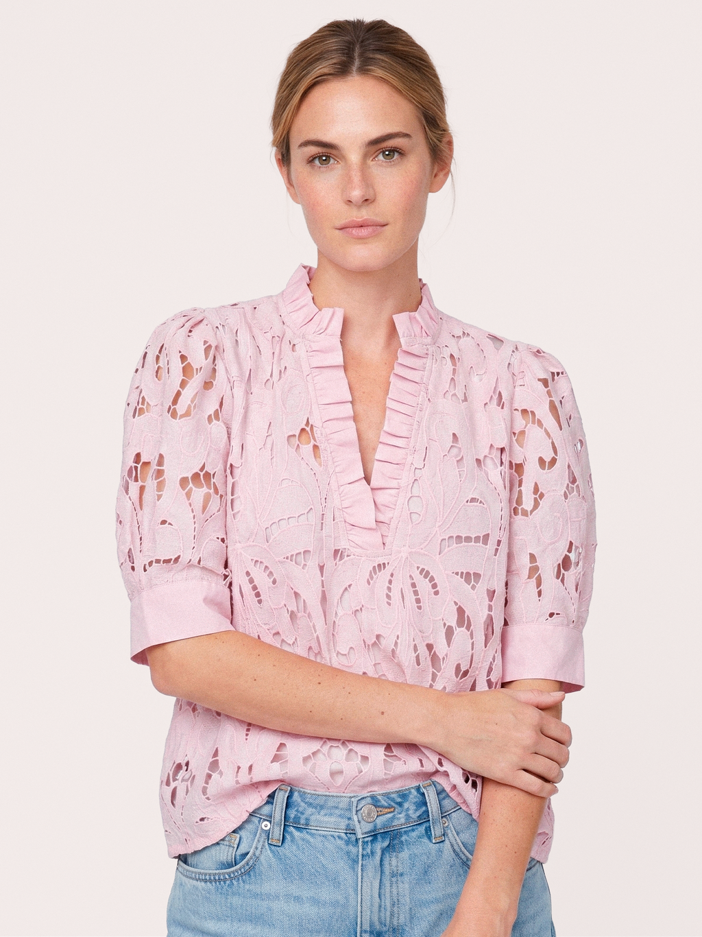 Gossia ZeniaGO Blouse Bluser Light Pink