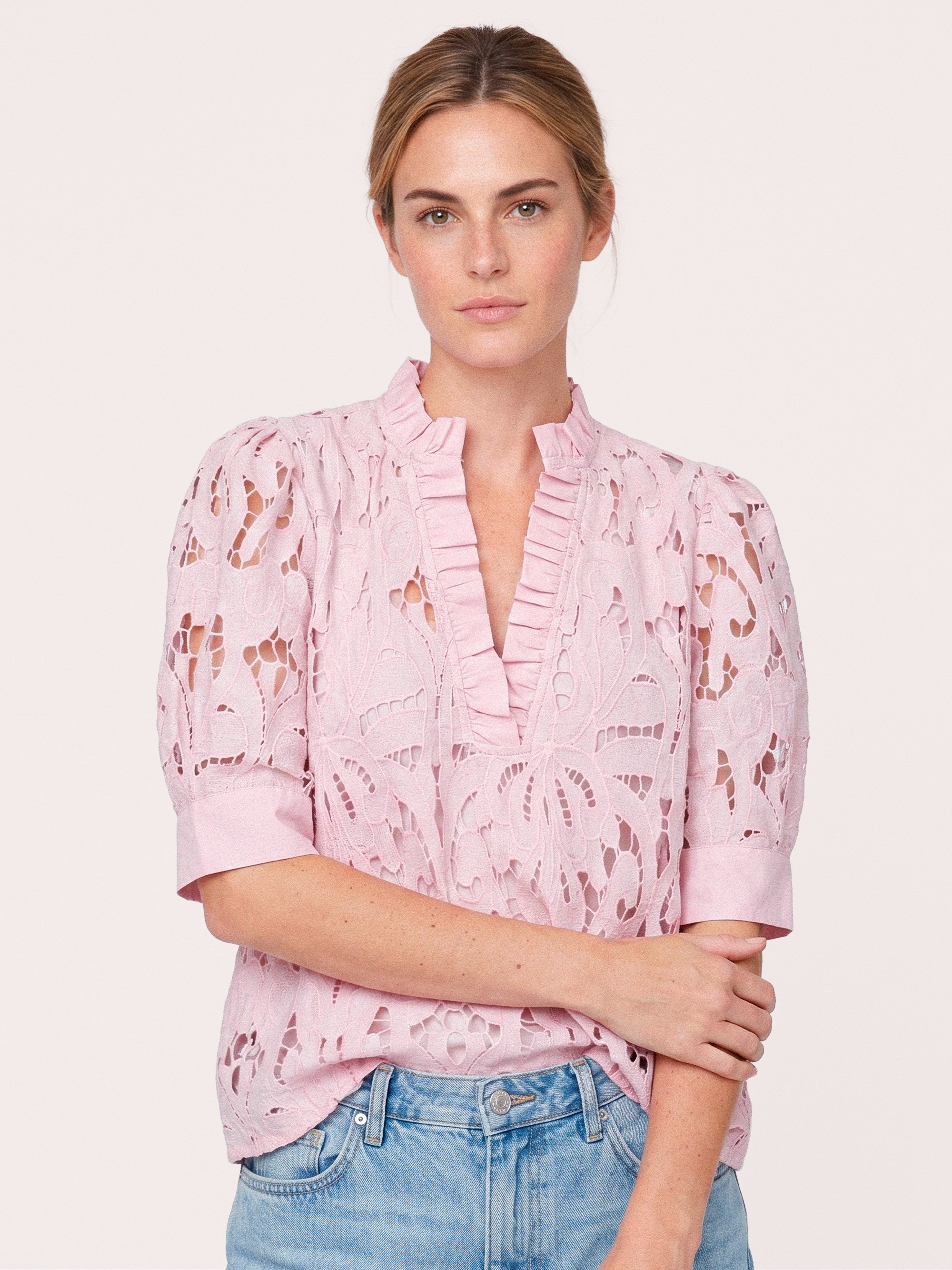 Gossia ZeniaGO Blouse Bluser Light Pink