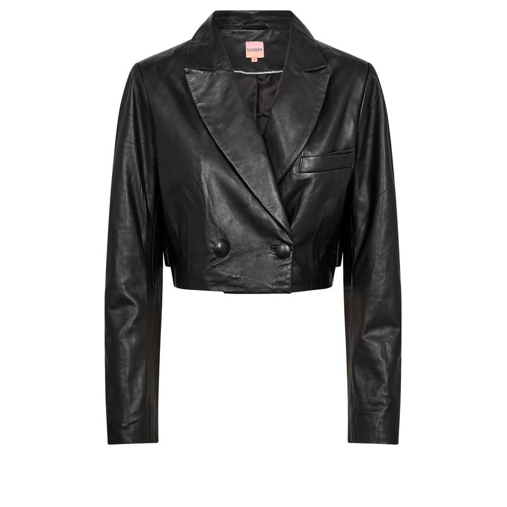 Gossia ZessaGO Leather Blazer Blazer Black