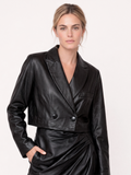 Gossia ZessaGO Leather Blazer Blazere Black
