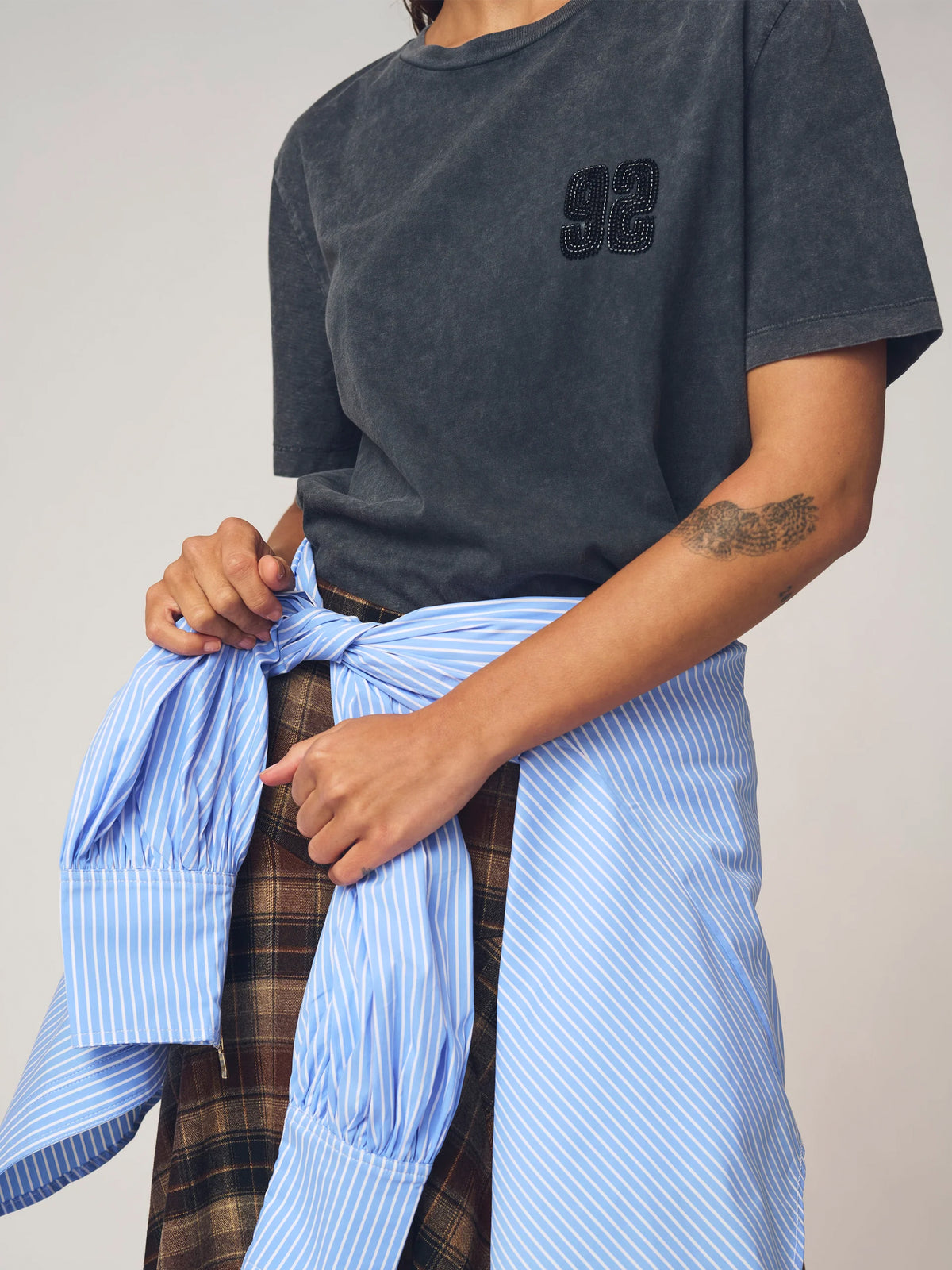 Gossia ZiggieGO Tee T-Shirt Black washed